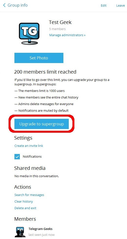 如何将Telegram群组升级为超级群组-电报官网